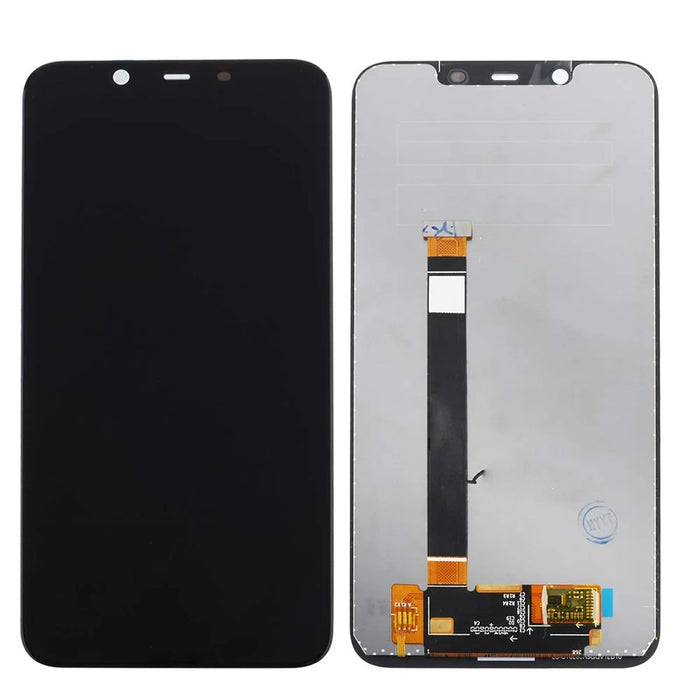 OEM LCD Screen and Digitizer Assembly Repair Part for Nokia 8.1 / X7 - Black - 1