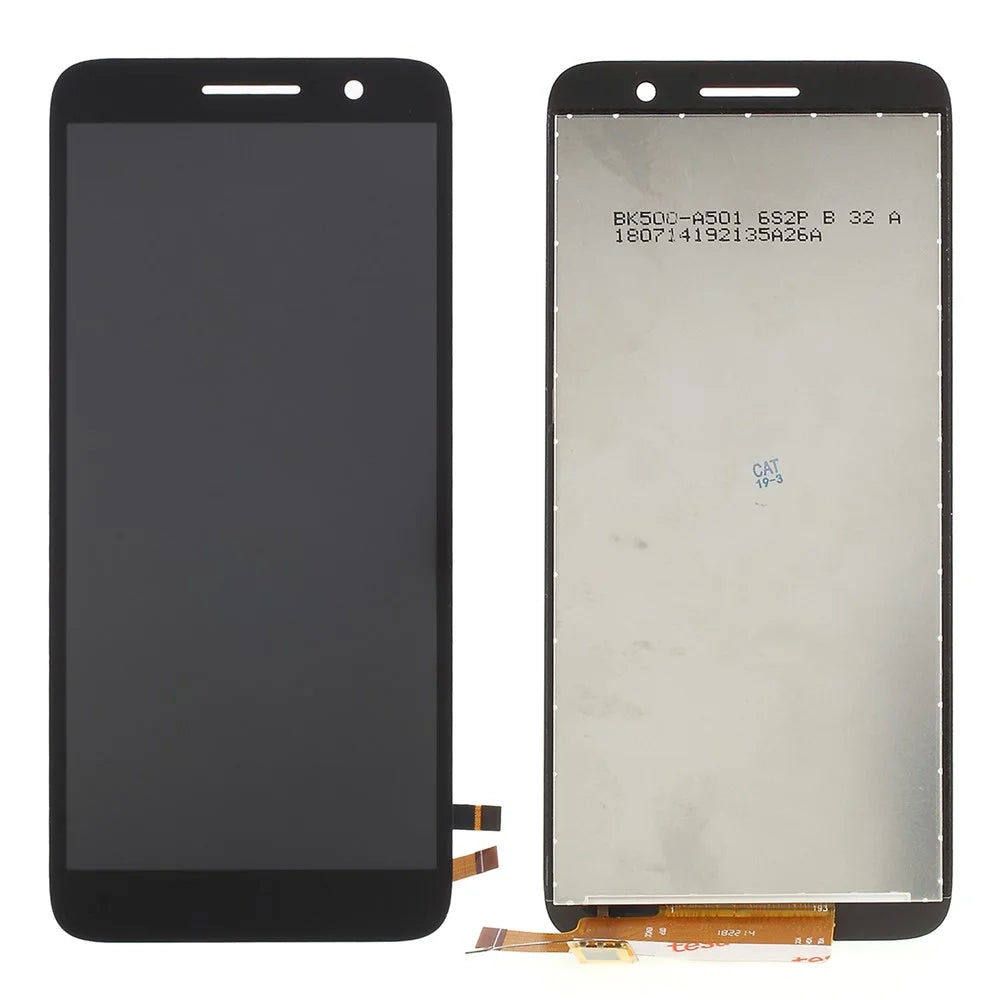 LCD Screen and Digitizer Assembly for Alcatel 1 / Vodafone Smart E9 VFD520 - Black - 1