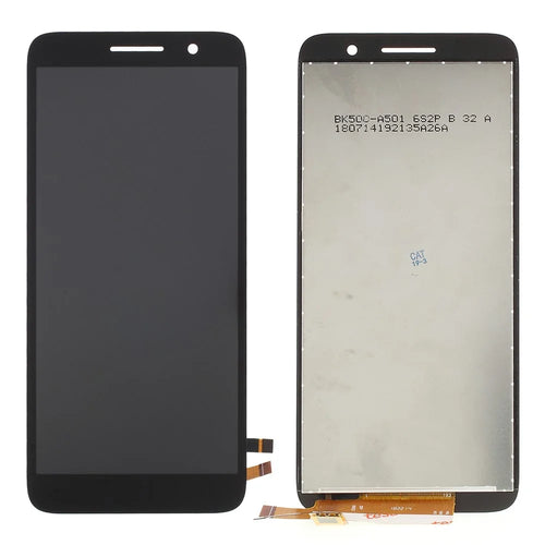 LCD Screen and Digitizer Assembly for Alcatel 1 / Vodafone Smart E9 VFD520 - Black - 1