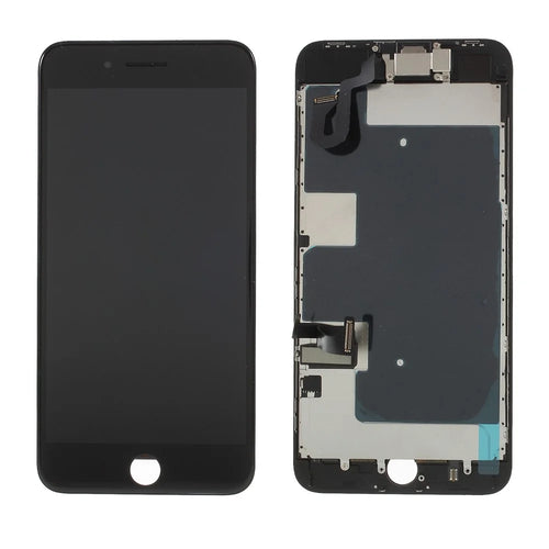 For iPhone 8 Plus 5.5 inch High Quality LCD Screen and Digitizer Assembly with Frame + Small Parts (380-450cd/m2 Brightness + Full View) - Black - 1