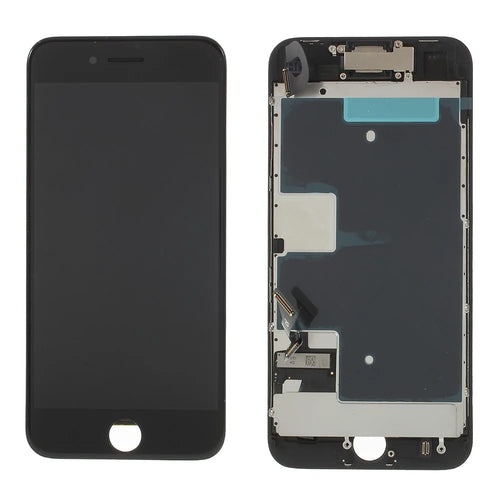 For iPhone 8 4.7-inch/SE (2nd Generation) LCD Screen and Digitizer Assembly + Frame + Small Parts (380-450cd/m2 Brightness) - Black - 1