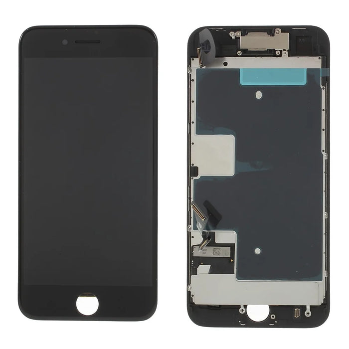 For iPhone 8 4.7-inch/SE (2nd Generation) LCD Screen and Digitizer Assembly + Frame + Small Parts (380-450cd/m2 Brightness) - Black - 1
