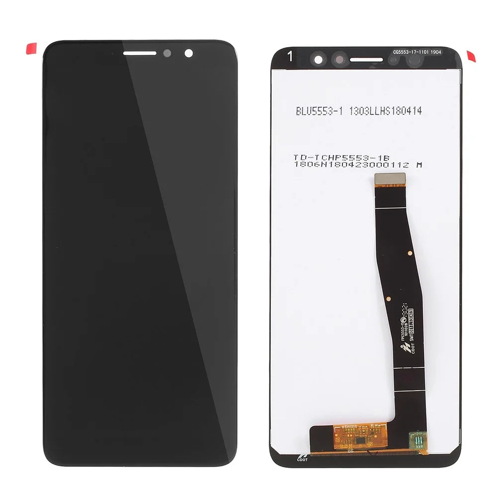 OEM LCD Screen and Digitizer Assembly Part for Alcatel 1X 5008 - Black - 1