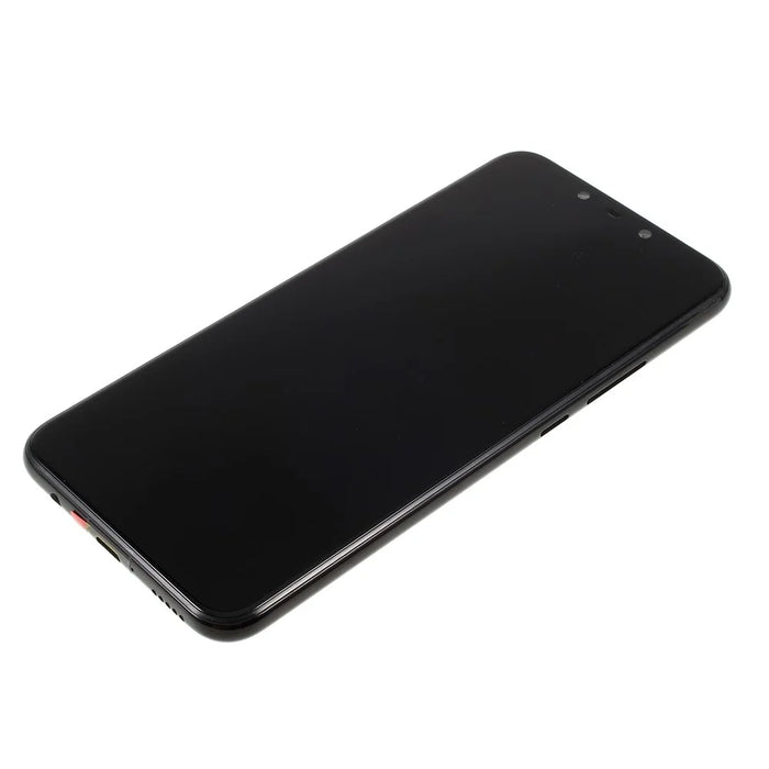 OEM Screen and Digitizer Assembly + Frame Replacement Part for Huawei Mate 20 Lite - Black - 3