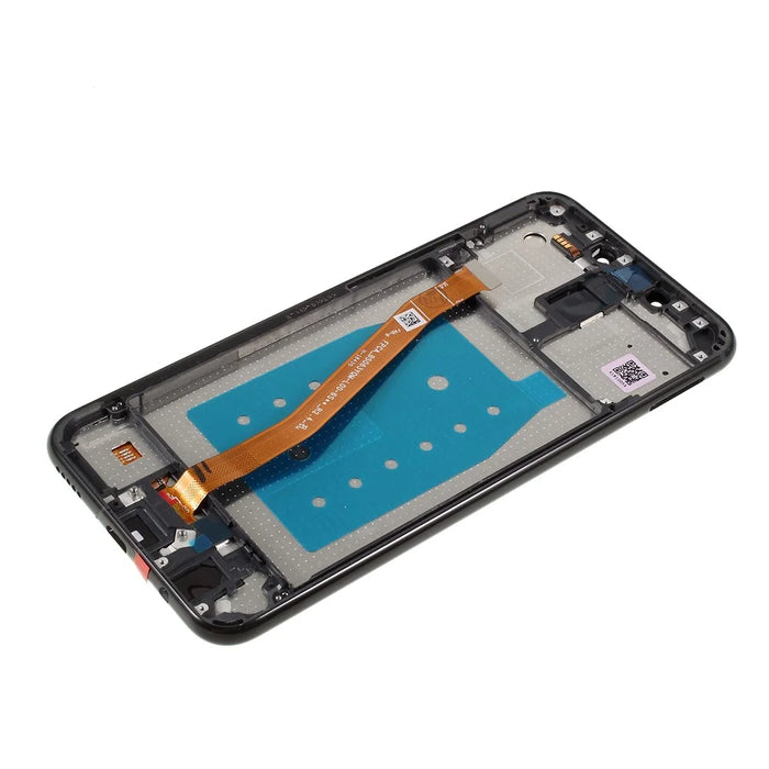 OEM Screen and Digitizer Assembly + Frame Replacement Part for Huawei Mate 20 Lite - Black - 4