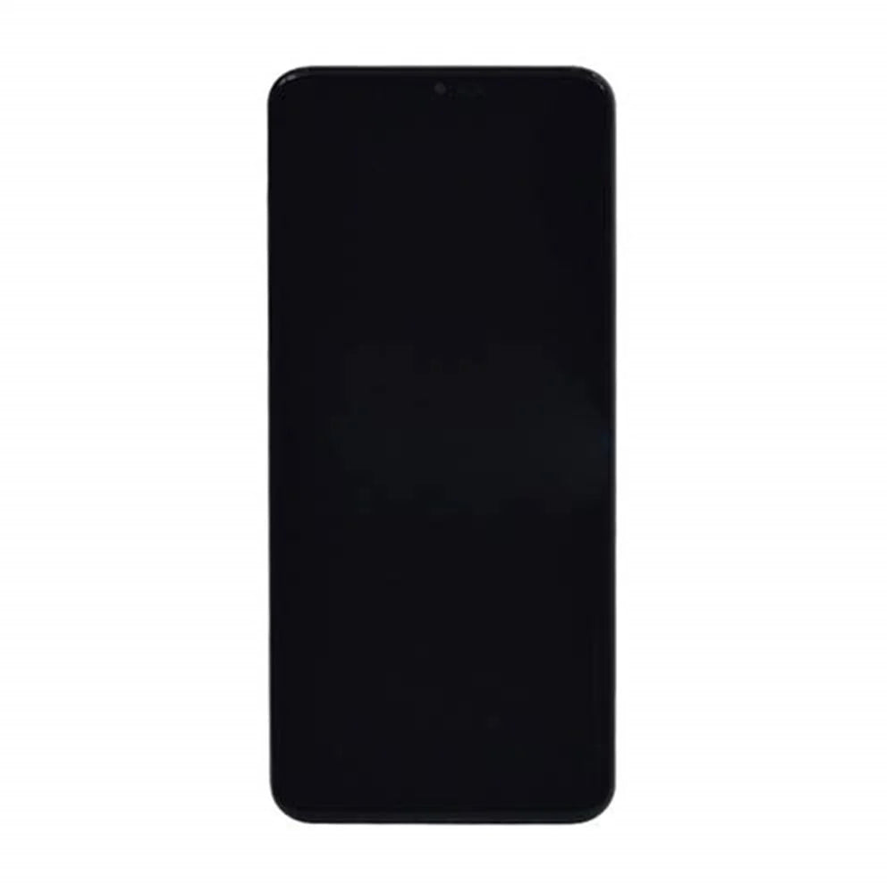 For LG G7 ThinQ G710 OEM LCD Screen and Digitizer Assembly + Frame Part (without Logo) - Black - 2