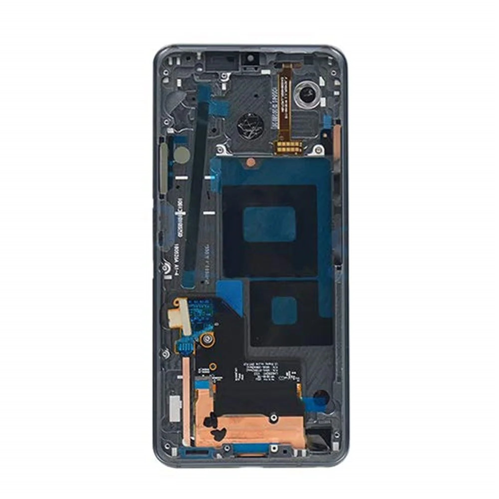 For LG G7 ThinQ G710 OEM LCD Screen and Digitizer Assembly + Frame Part (without Logo) - Black - 3