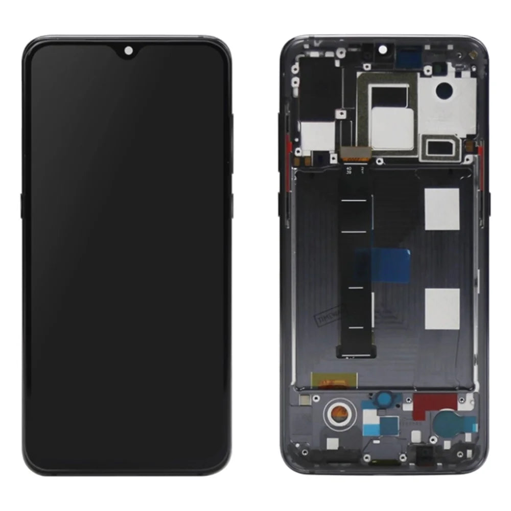 OEM Screen and Digitizer Assembly + Frame Replacement Part for Xiaomi Mi 9 - Black - 1