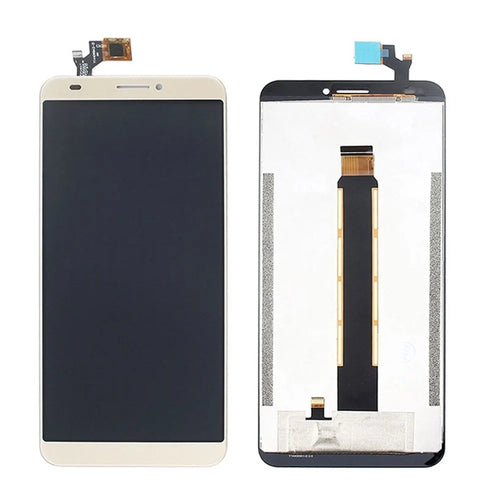 OEM LCD Screen and Digitizer Assembly Replacement Part for BlackView S6 - Gold - 1
