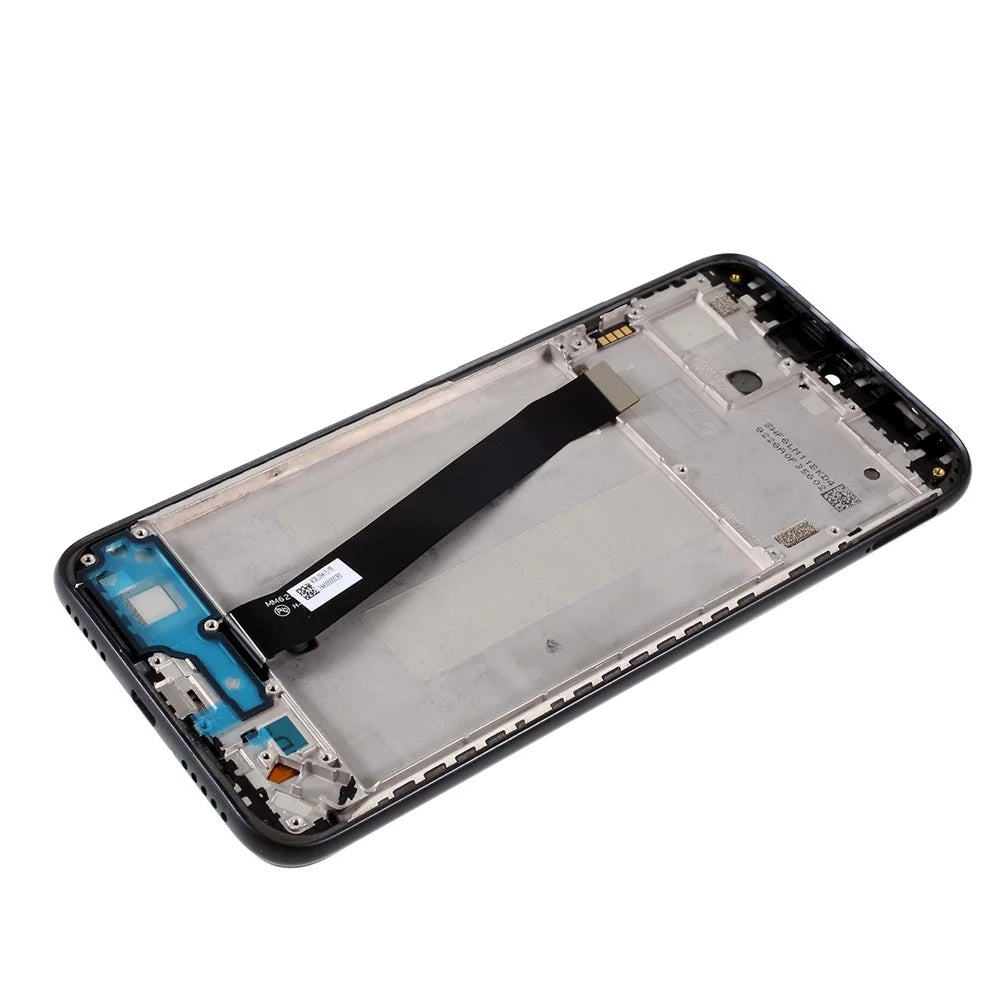LCD Screen and Digitizer Assembly with Frame (Standard Version/Frosted Middle Frame) (without Logo) for Xiaomi Redmi 7 - Black - 5