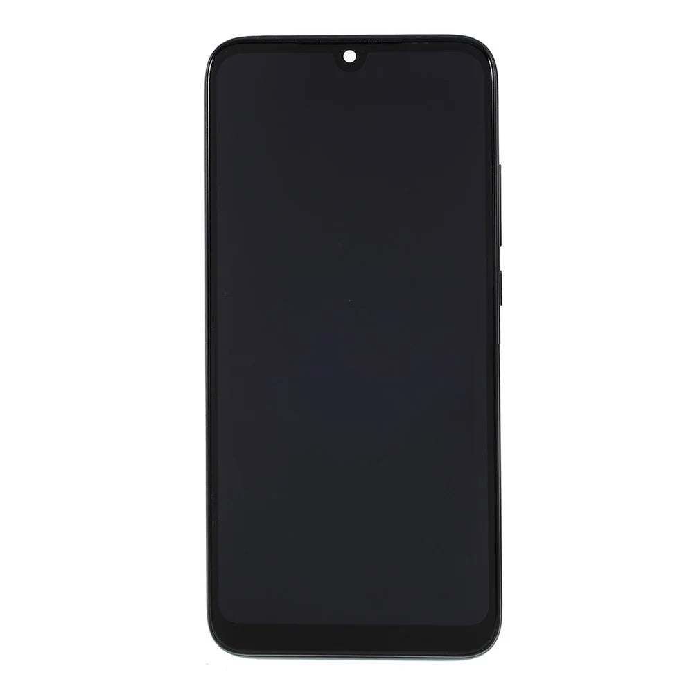 LCD Screen and Digitizer Assembly with Frame (Standard Version/Frosted Middle Frame) (without Logo) for Xiaomi Redmi 7 - Black - 6