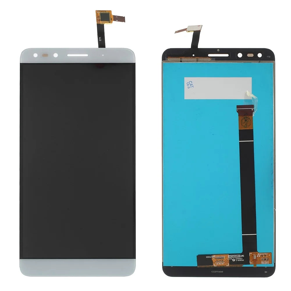 OEM LCD Screen and Digitizer Assembly Replacement Part for Alcatel Pop 4 / 7070 - White - 1