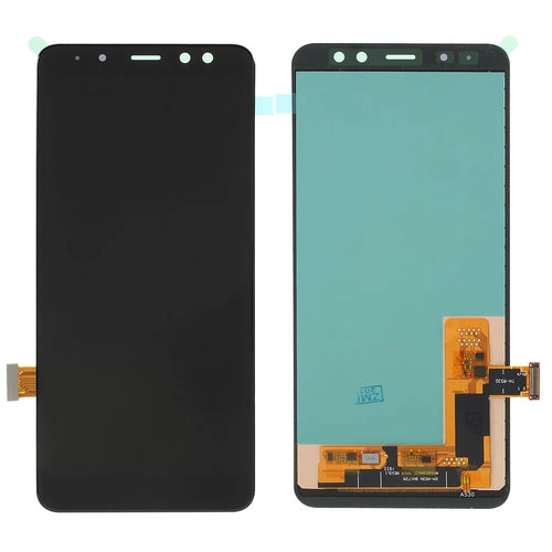 For Samsung Galaxy A8 (2018) A530 LCD Screen and Digitizer Assembly Replacement Part (TFT Version) (without Logo) - Black - 1