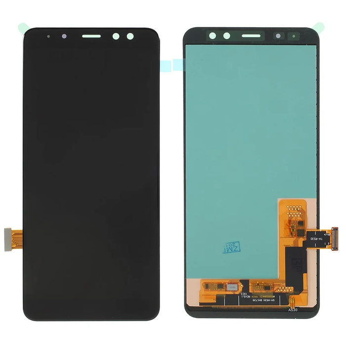 For Samsung Galaxy A8 (2018) A530 LCD Screen and Digitizer Assembly Replacement Part (TFT Version) (without Logo) - Black - 1