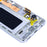 LCD Screen and Digitizer Assembly Part with Frame for Samsung Galaxy S10 G973 - White - 4