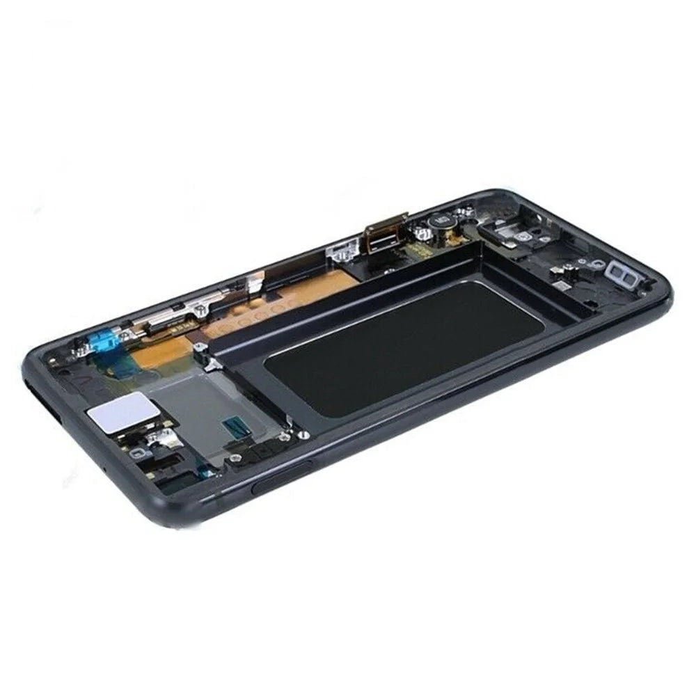 OEM LCD Screen and Digitizer Assembly + Frame Replace Part for Samsung Galaxy S10e G970 - Black - 6