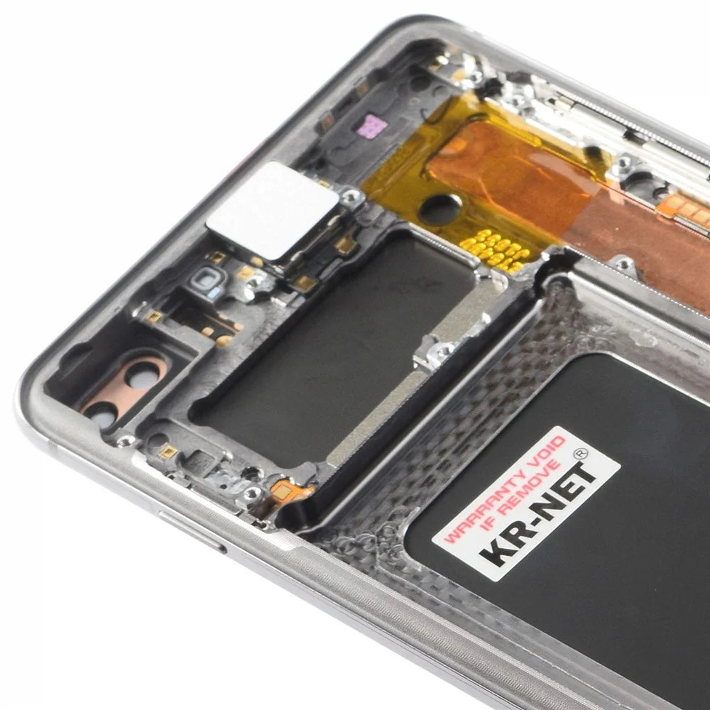 For Samsung Galaxy S10 Plus G975 LCD Screen and Digitizer Assembly + Frame Part (without Logo) - Black - 4