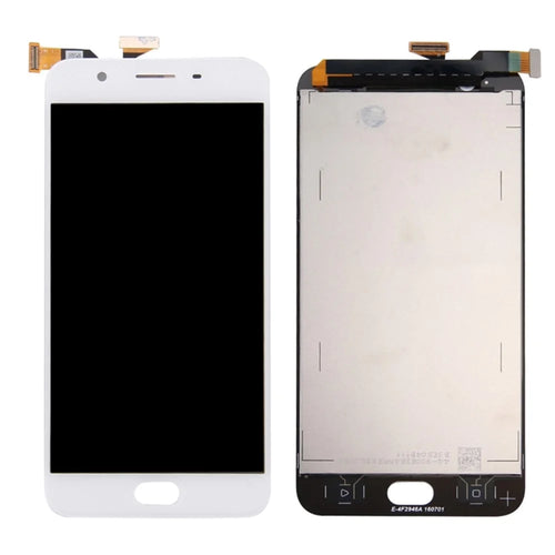 LCD Screen and Digitizer Assembly Replacement Part for Oppo A59/F1s - White - 1