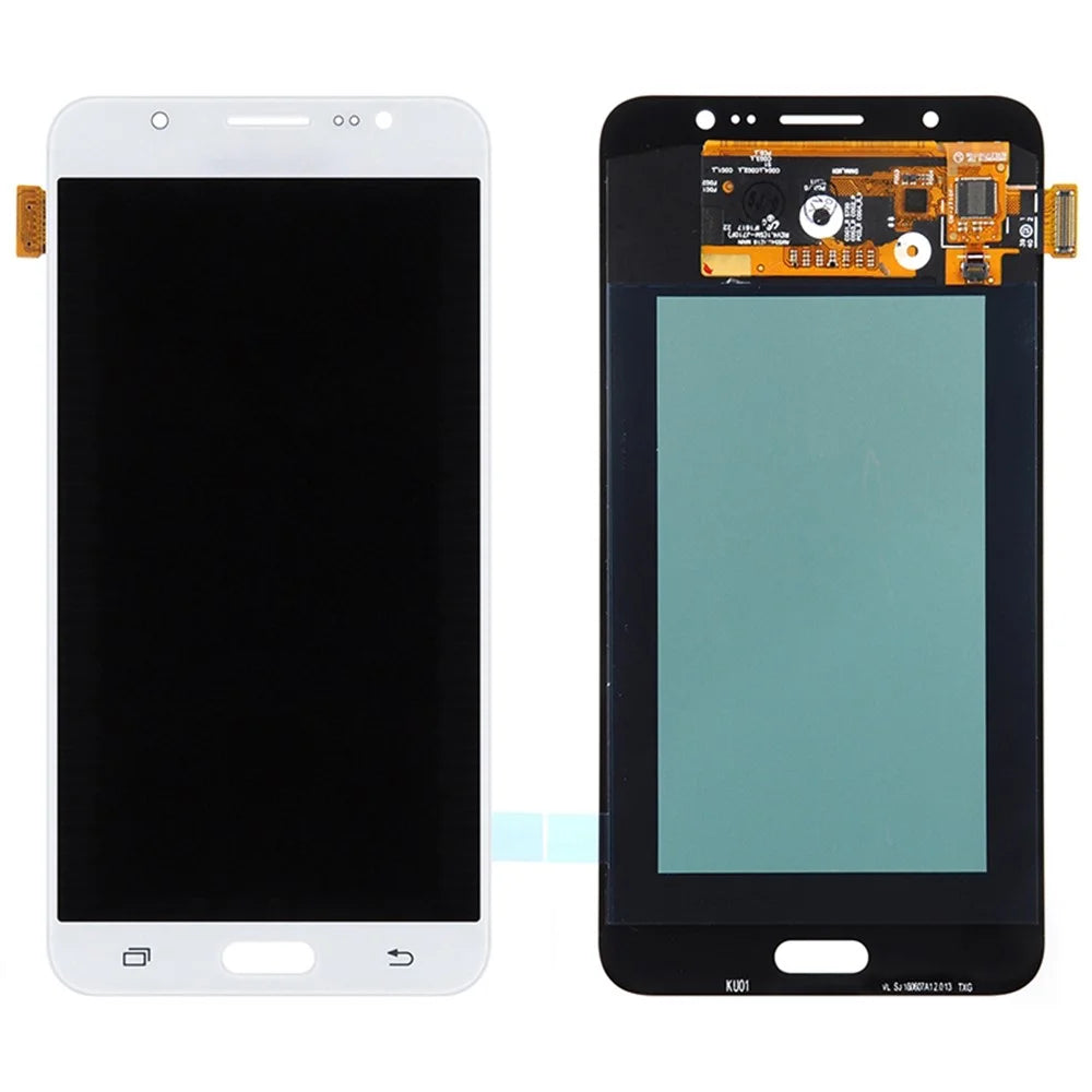 LCD Screen and Digitizer Assembly Replacement for Samsung Galaxy J7 (2016) J710 (OLED Version) - White - 1