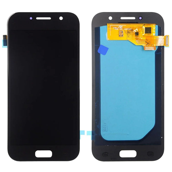 LCD Screen and Digitizer Assembly Replacement for Samsung Galaxy A5 (2017) A520 (OLED Version) - Black - 1
