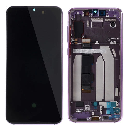 OEM LCD Screen and Digitizer Assembly Part with Front Housing for Xiaomi Mi 9 SE - Purple - 1