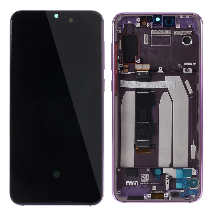 OEM LCD Screen and Digitizer Assembly Part with Front Housing for Xiaomi Mi 9 SE - Purple - 1