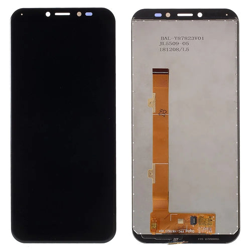 OEM Disassembly LCD Screen and Digitizer Assembly Replacement (without Logo) for Alcatel 1S (2019) OT5024 5024 - Black - 1
