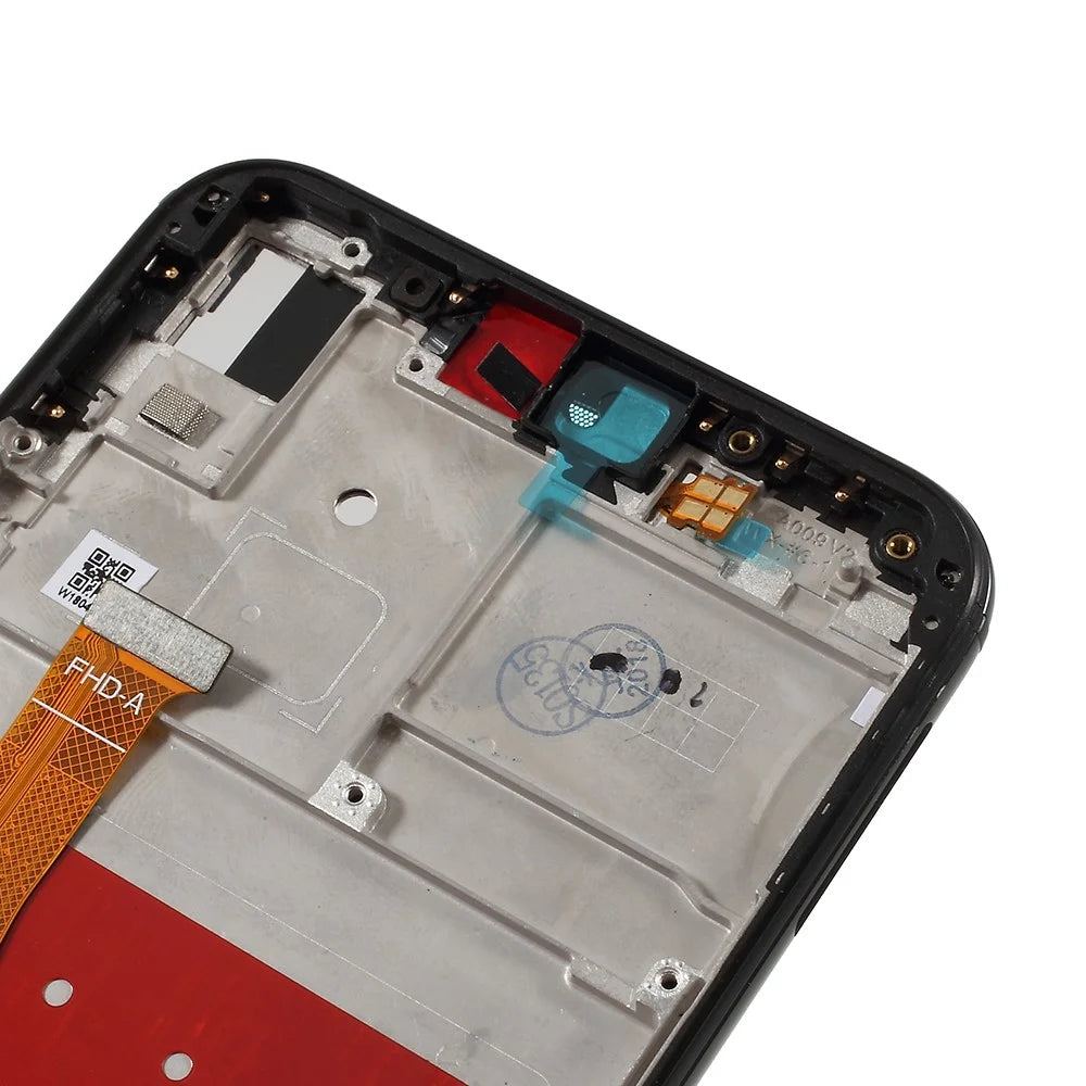 LCD Screen and Digitizer Assembly + Frame Replacement for Huawei P20 Lite (2018)/nova 3e - Black - 6
