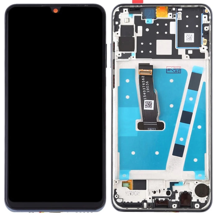 LCD Screen and Digitizer Assembly + Frame Replacement (without Logo) for Huawei nova 4e - Black - 1