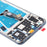 LCD Screen and Digitizer Assembly + Frame Replacement (without Logo) for Huawei nova 4e - Black - 2