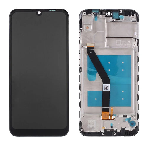 LCD Screen and Digitizer Assembly + Frame Replacement for Huawei Y6 (2019, with Fingerprint Sensor)/Y6 Prime (2019)/Y6 Pro (2019) - Black - 1
