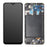OEM LCD Screen and Digitizer Assembly + Frame Part (without Logo) for Samsung Galaxy A20 SM-A205 - Black - 1