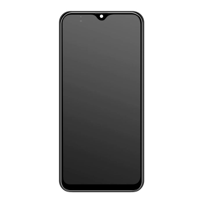 OEM LCD Screen and Digitizer Assembly + Frame Part (without Logo) for Samsung Galaxy A20 SM-A205 - Black - 2
