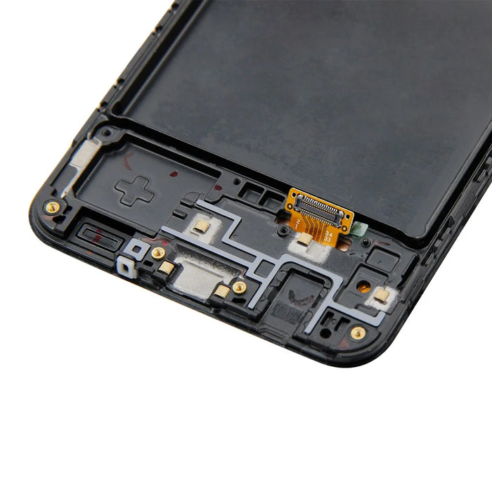 OEM LCD Screen and Digitizer Assembly + Frame Part (without Logo) for Samsung Galaxy A20 SM-A205 - Black - 5