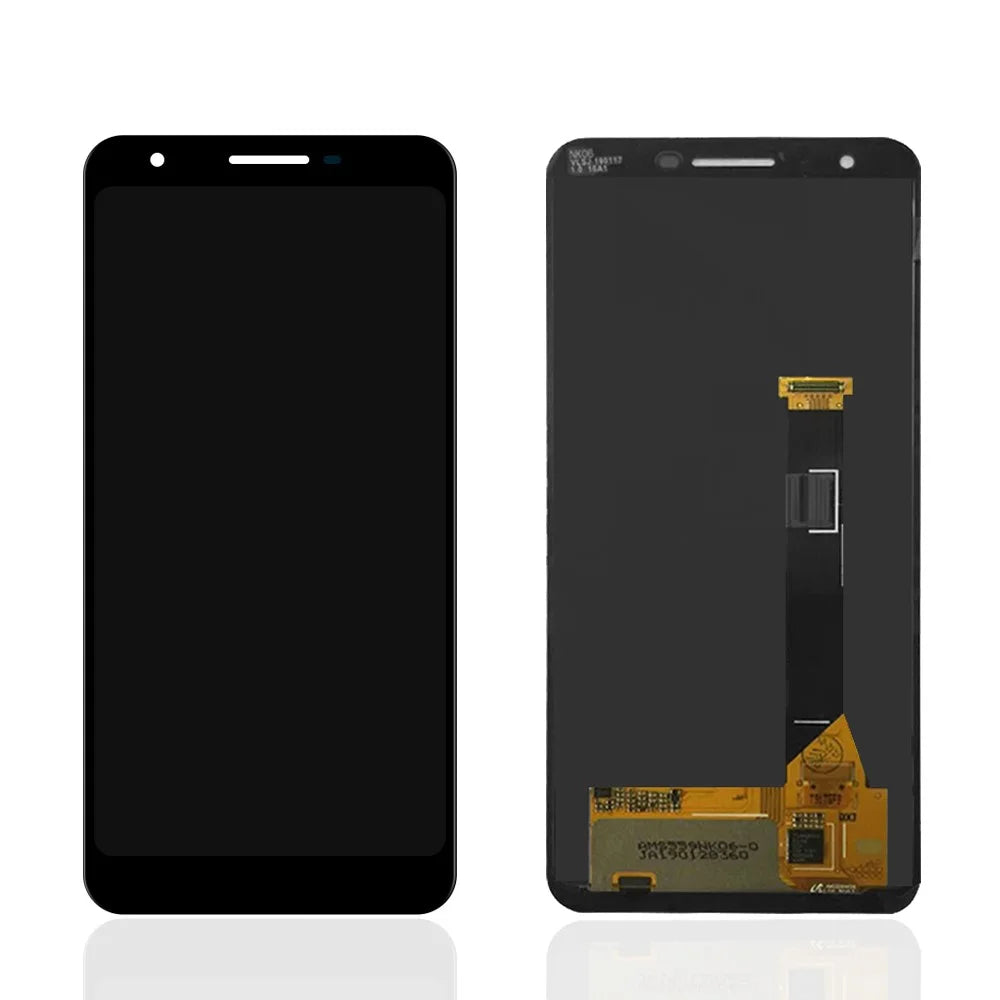 OEM LCD Screen and Digitizer Assembly Replace Part (without Logo) for Google Pixel 3a G020A/G020E/G020B - Black - 1