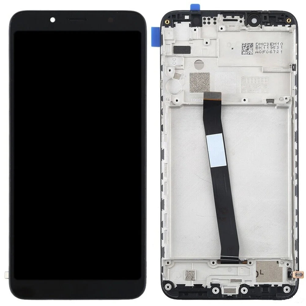 LCD Screen and Digitizer Assembly + Frame Replacement (without Logo) for Xiaomi Redmi 7A - Black - 1