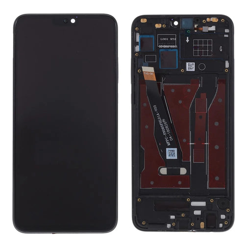 LCD Screen and Digitizer Assembly + Frame Replacement (without Logo) for Huawei Honor 8X / Honor View 10 Lite - Black - 1
