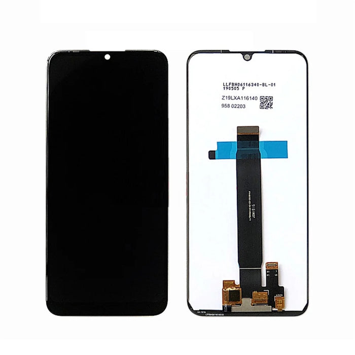 OEM LCD Screen and Digitizer Assembly Replacement for Motorola Moto E6 Plus - Black - 1