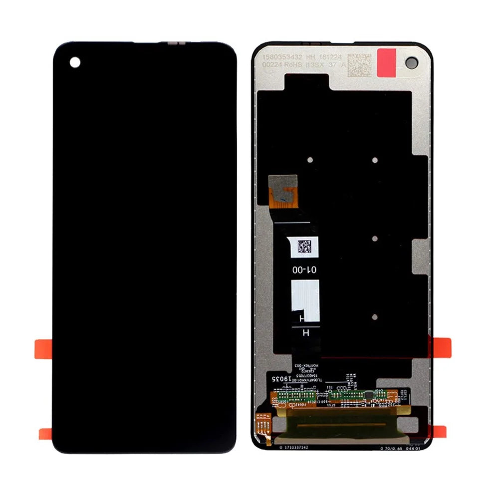 OEM LCD Screen and Digitizer Assembly Replacement for Motorola One Vision/P50 (without Logo) - Black - 1