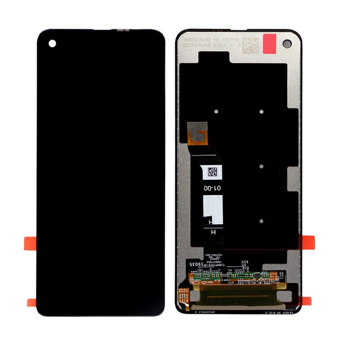 OEM LCD Screen and Digitizer Assembly Replacement for Motorola One Vision/P50 (without Logo) - Black - 1