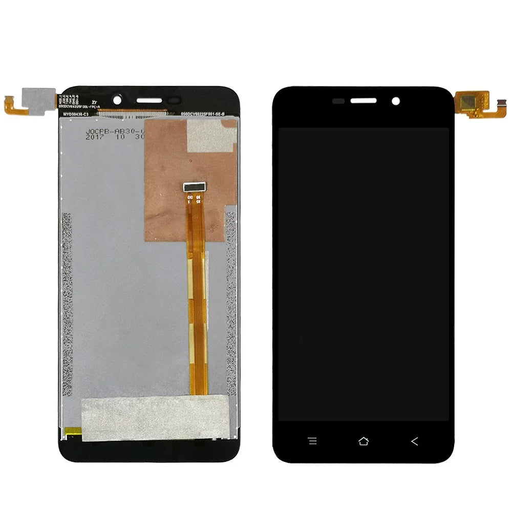 OEM LCD Screen and Digitizer Assembly Replace Part for Blackview A10 4G - Black - 1