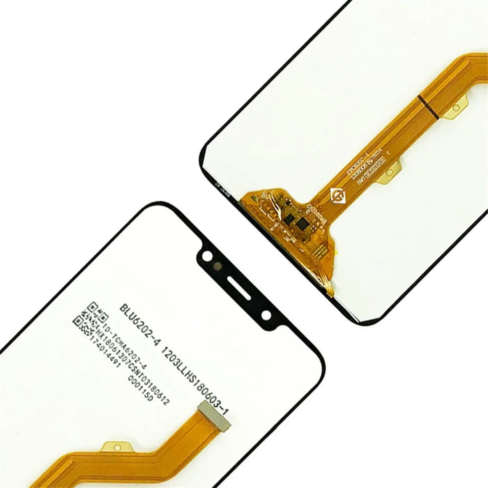 LCD Screen and Digitizer Assembly Replacement for Tecno Spark 3 KB7 - Black - 3