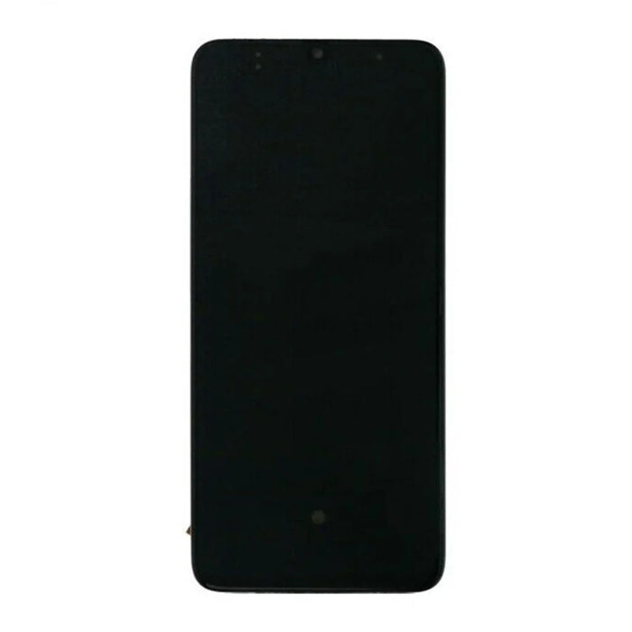 OEM LCD Screen and Digitizer Assembly + Frame (without Logo) for Samsung Galaxy A71 A715 - Black - 2