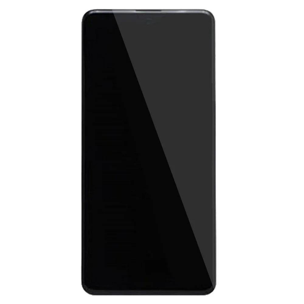 OEM LCD Screen and Digitizer Assembly + Frame Replace Part (without Logo) for Samsung Galaxy A51 A515 - Black - 2