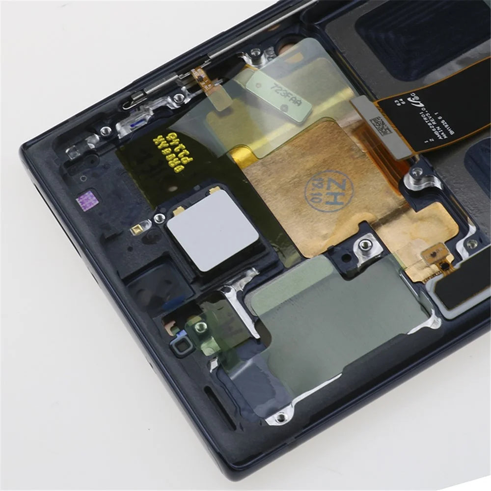 For Samsung Galaxy Note 10 4G N970 OEM LCD Screen and Digitizer Assembly + Frame Spare Part (Without Logo) - Black - 3