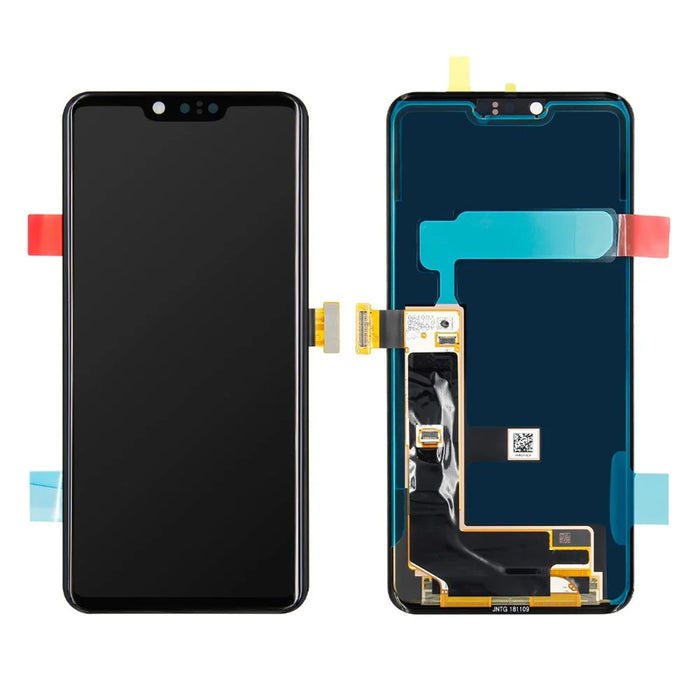 OEM LCD Screen and Digitizer Assembly (without Logo) for LG G8 ThinQ G820 - Black - 1