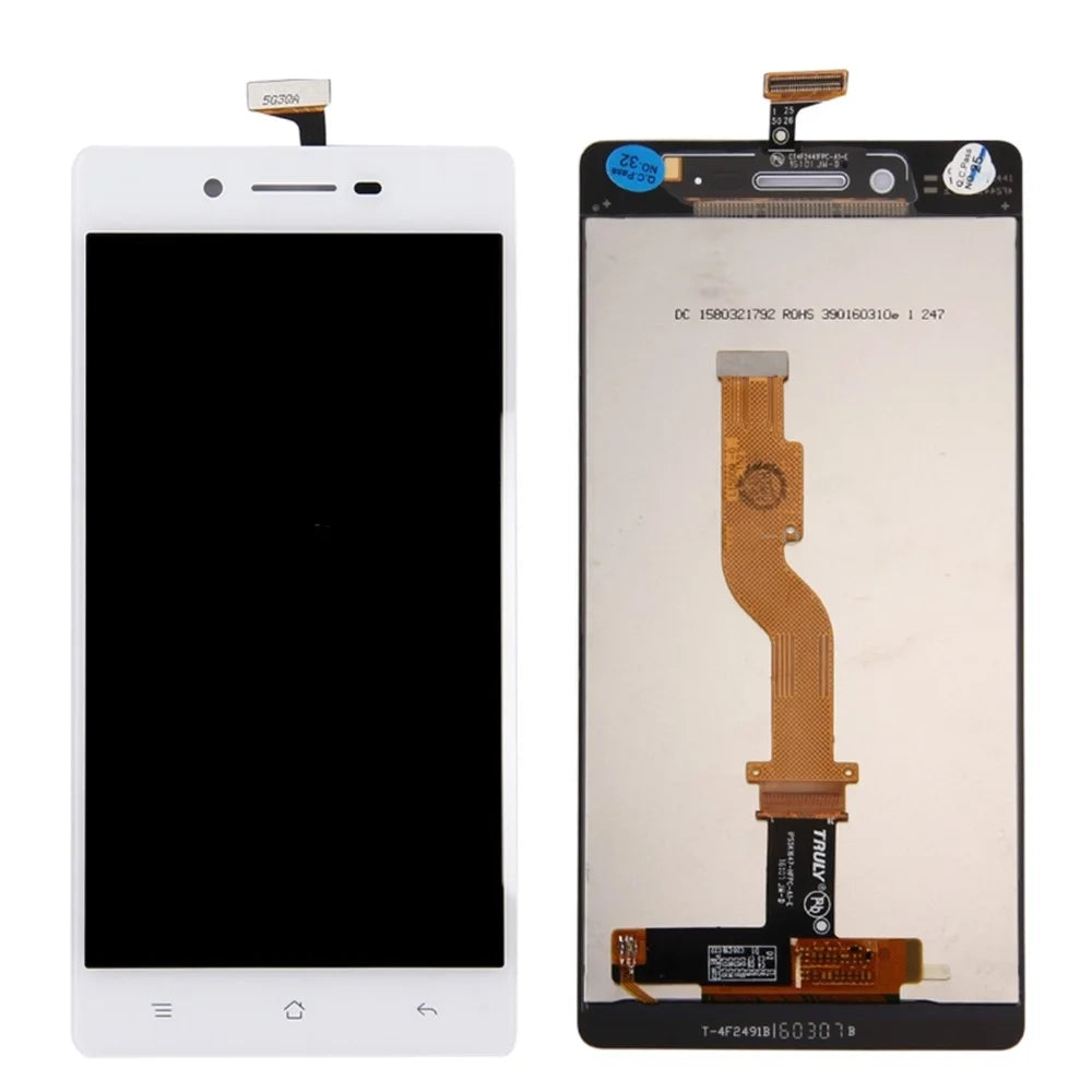LCD Screen and Digitizer Assembly Replacement for Oppo A33 (2020) - White - 1