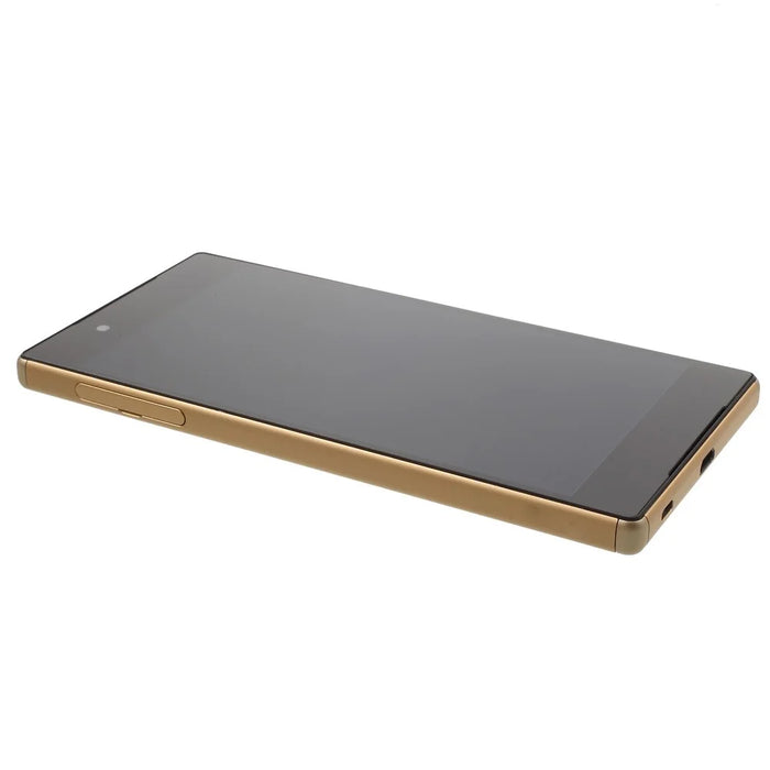 LCD Screen and Digitizer Assembly with Front Housing for Sony Xperia Z5 (OEM material assembly) - Gold Color - 5