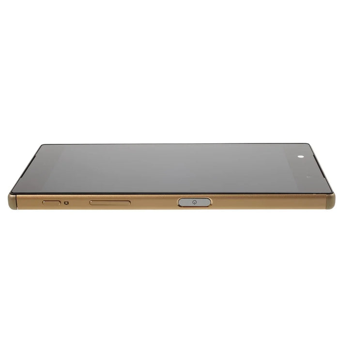 LCD Screen and Digitizer Assembly with Front Housing for Sony Xperia Z5 (OEM material assembly) - Gold Color - 6
