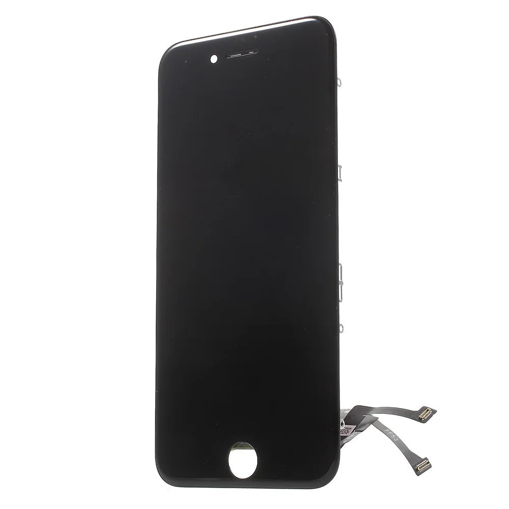 LCD Screen and Digitizer Assembly + Frame with Small Parts for iPhone 7 4.7 inch (Made by China Manufacturer, 380-450cd/m2 Brightness) (without Logo) - Black - 2